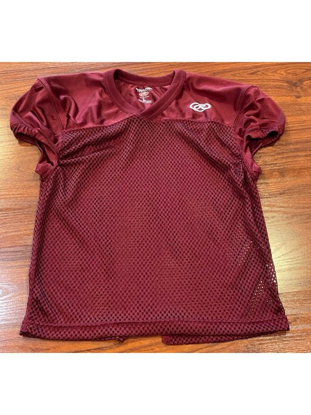RAWLINGS BURGANDY SHIRT SIZES LARGE